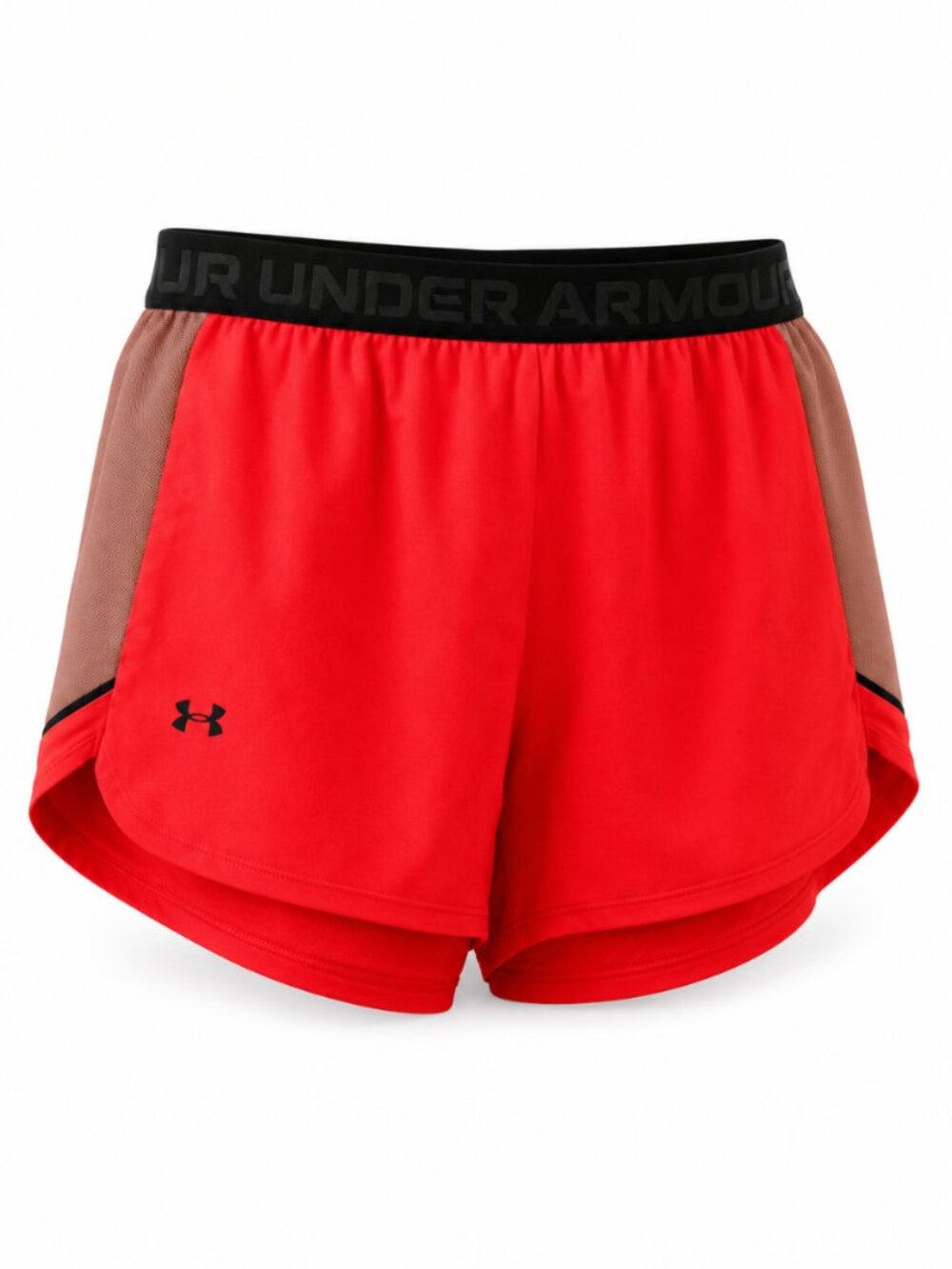 🪩 2/20 Under Armour Bright Red Loose Fit Athletic Shorts Size Large